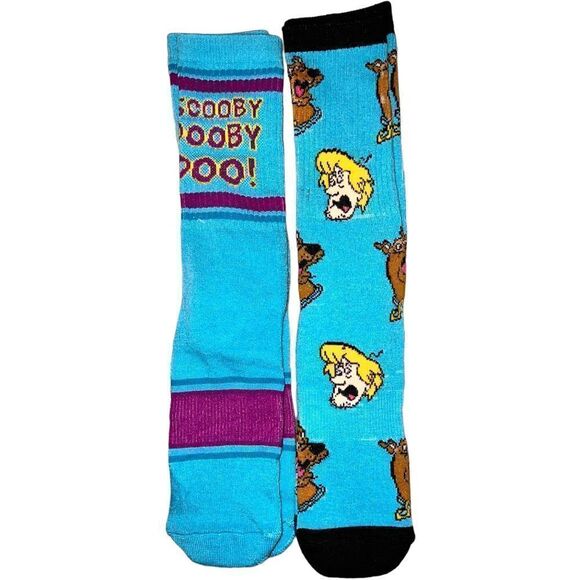 Scooby Doo! The beloved nostalgic character we all loved! 2 pair socks deal! New - Picture 2 of 2